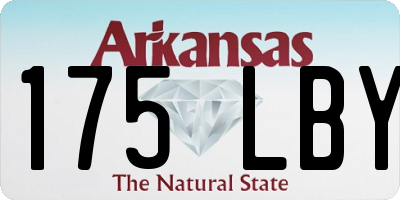 AR license plate 175LBY