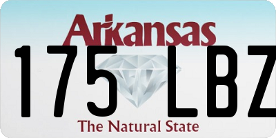 AR license plate 175LBZ