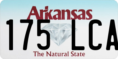 AR license plate 175LCA