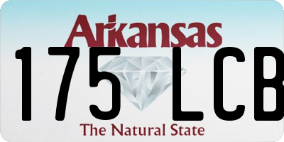 AR license plate 175LCB