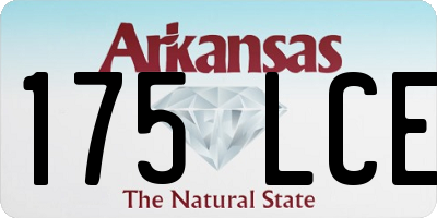 AR license plate 175LCE