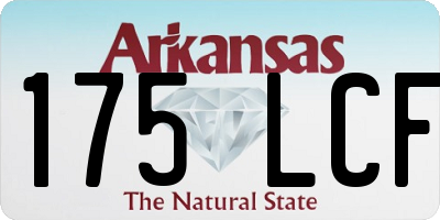 AR license plate 175LCF