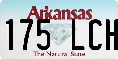 AR license plate 175LCH