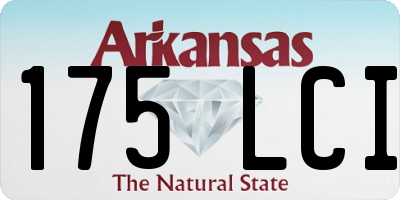 AR license plate 175LCI