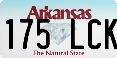 AR license plate 175LCK
