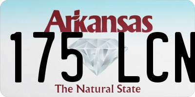 AR license plate 175LCN