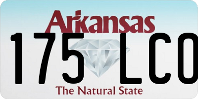 AR license plate 175LCO