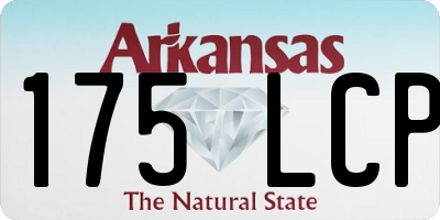 AR license plate 175LCP