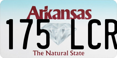 AR license plate 175LCR