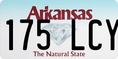 AR license plate 175LCY
