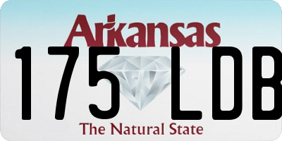 AR license plate 175LDB