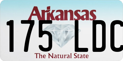 AR license plate 175LDC