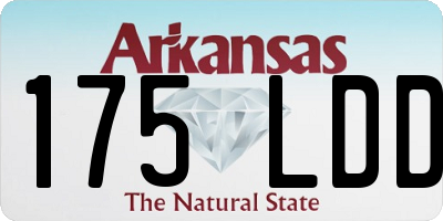 AR license plate 175LDD