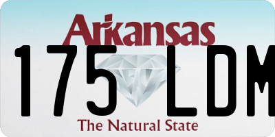 AR license plate 175LDM