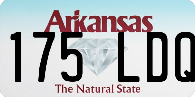 AR license plate 175LDQ