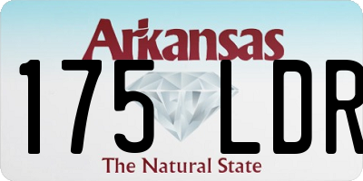 AR license plate 175LDR