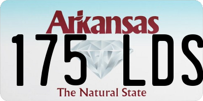 AR license plate 175LDS