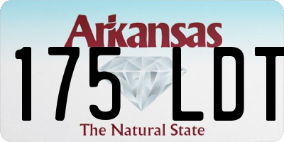 AR license plate 175LDT