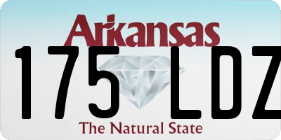 AR license plate 175LDZ
