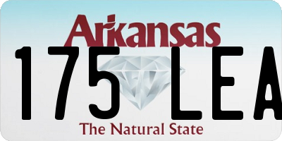 AR license plate 175LEA
