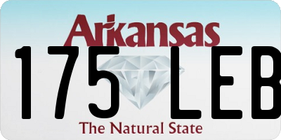 AR license plate 175LEB