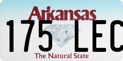 AR license plate 175LEC