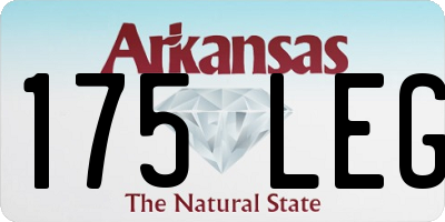 AR license plate 175LEG