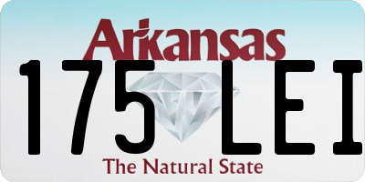 AR license plate 175LEI