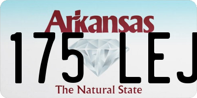 AR license plate 175LEJ