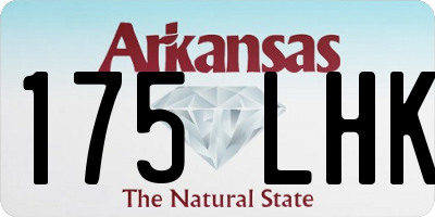AR license plate 175LHK