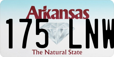 AR license plate 175LNW