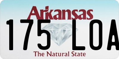 AR license plate 175LOA