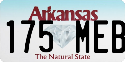 AR license plate 175MEB
