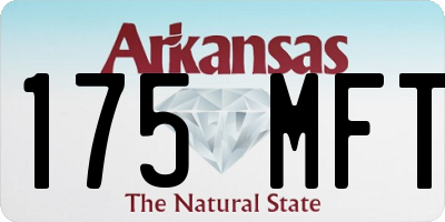 AR license plate 175MFT