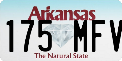 AR license plate 175MFV