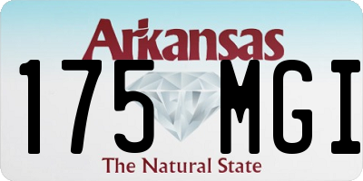 AR license plate 175MGI