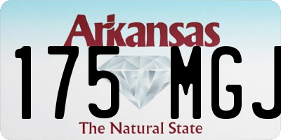 AR license plate 175MGJ