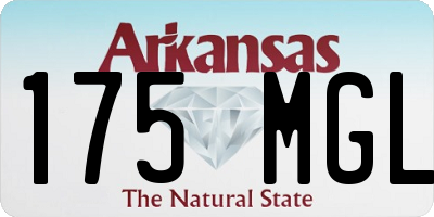 AR license plate 175MGL