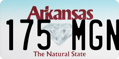 AR license plate 175MGN
