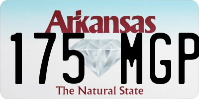 AR license plate 175MGP