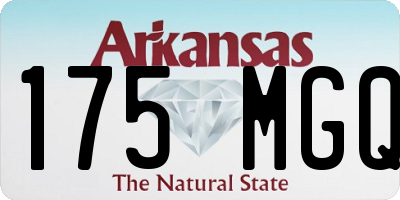 AR license plate 175MGQ
