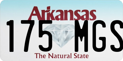 AR license plate 175MGS