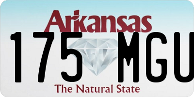 AR license plate 175MGU