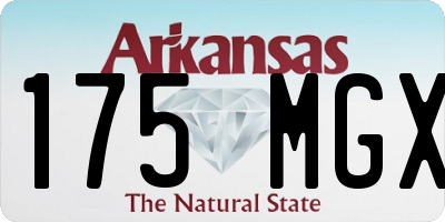 AR license plate 175MGX