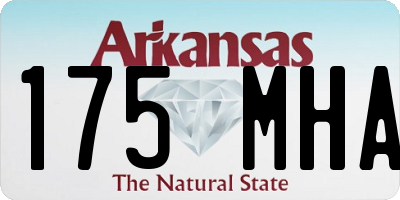 AR license plate 175MHA