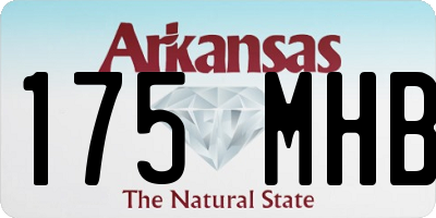 AR license plate 175MHB