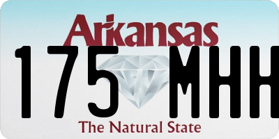AR license plate 175MHH