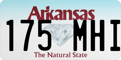 AR license plate 175MHI