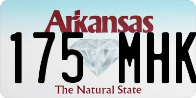AR license plate 175MHK