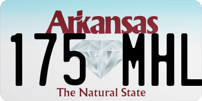 AR license plate 175MHL